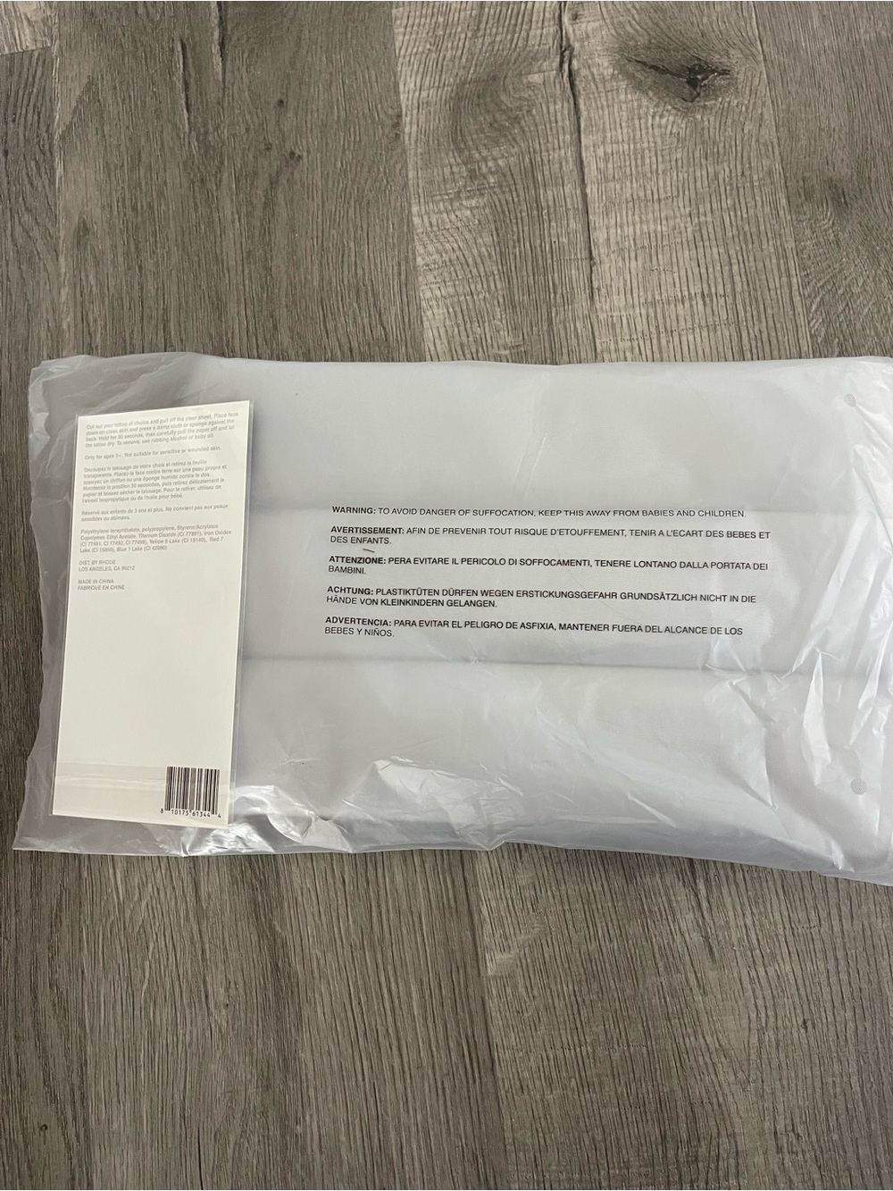 NIP Rhode Hailey Bieber Signature Gray Bubble Bag - Picture 4 of 7